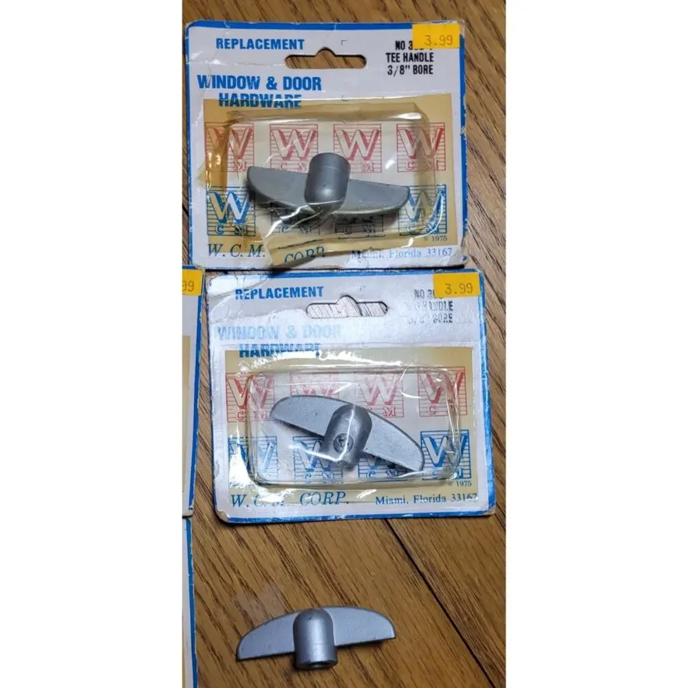 W.C.M. Corp No 306 Replacement Window Tee Handle 9 Pc Lot 3/8